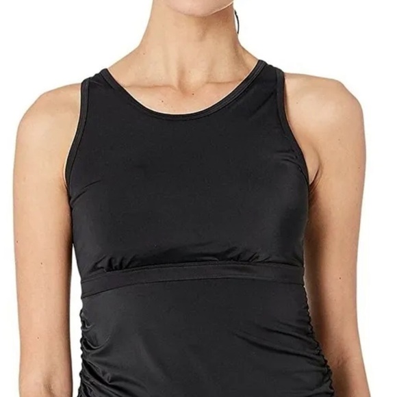 Skirtsports Womens High Dive Tankini Top Swimwear Black - Picture 14 of 14